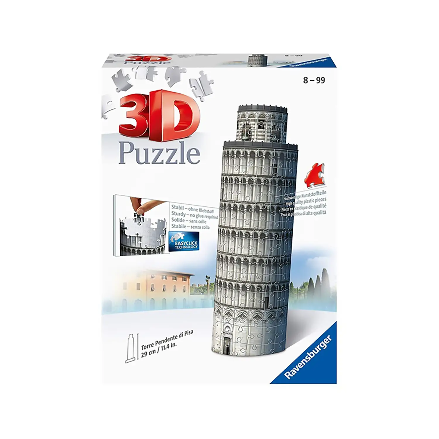 Puzzle 3d 216 Pezzi Torre di Pisa - puzzle 3d