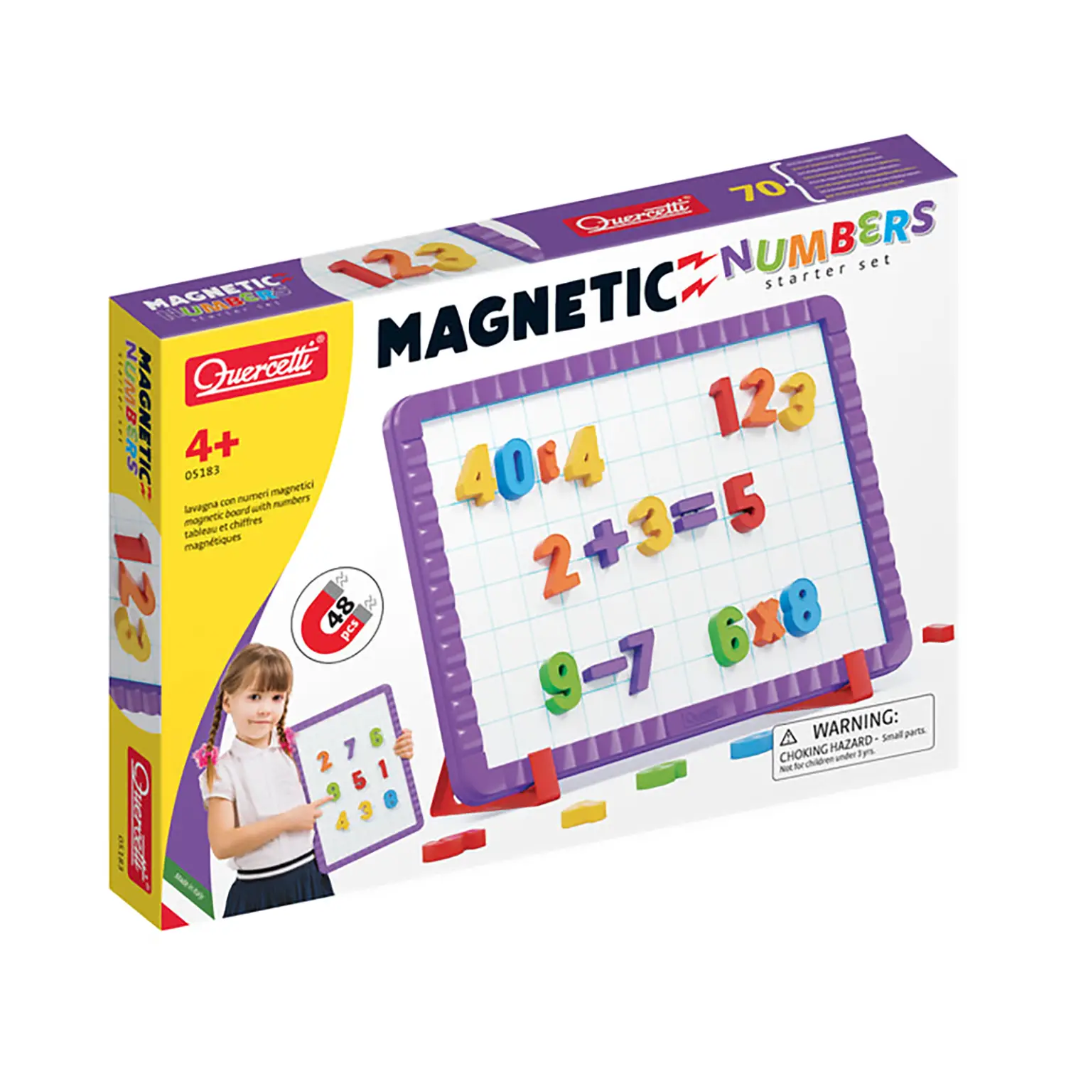Magnetino Lavagna con 48 Numeri - lavagne banchi scuola