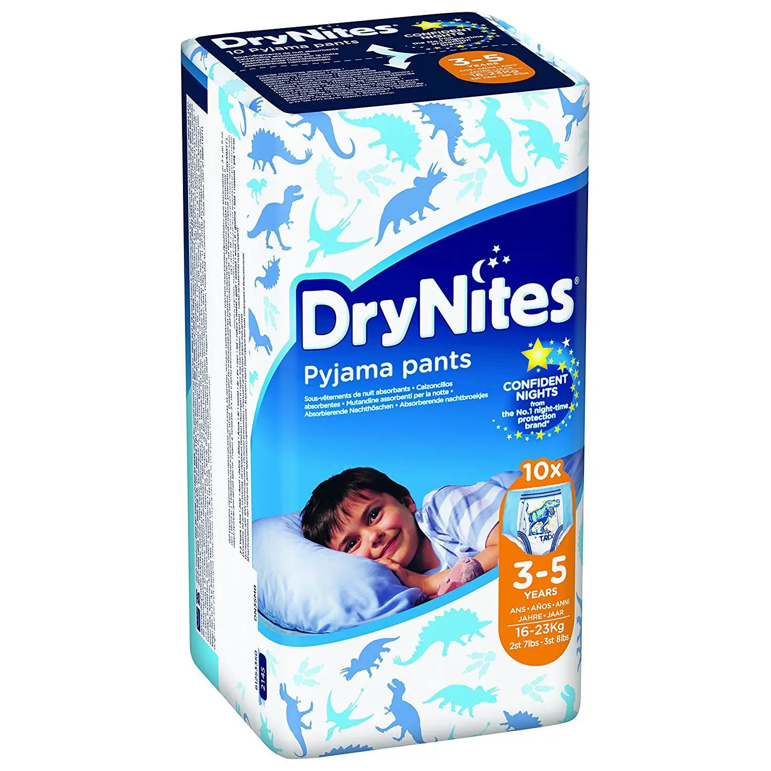 MUTANDINA DRYNITES 3-5 ANNI BOY 16-23 KG 10PZ - pannolini e salviettine