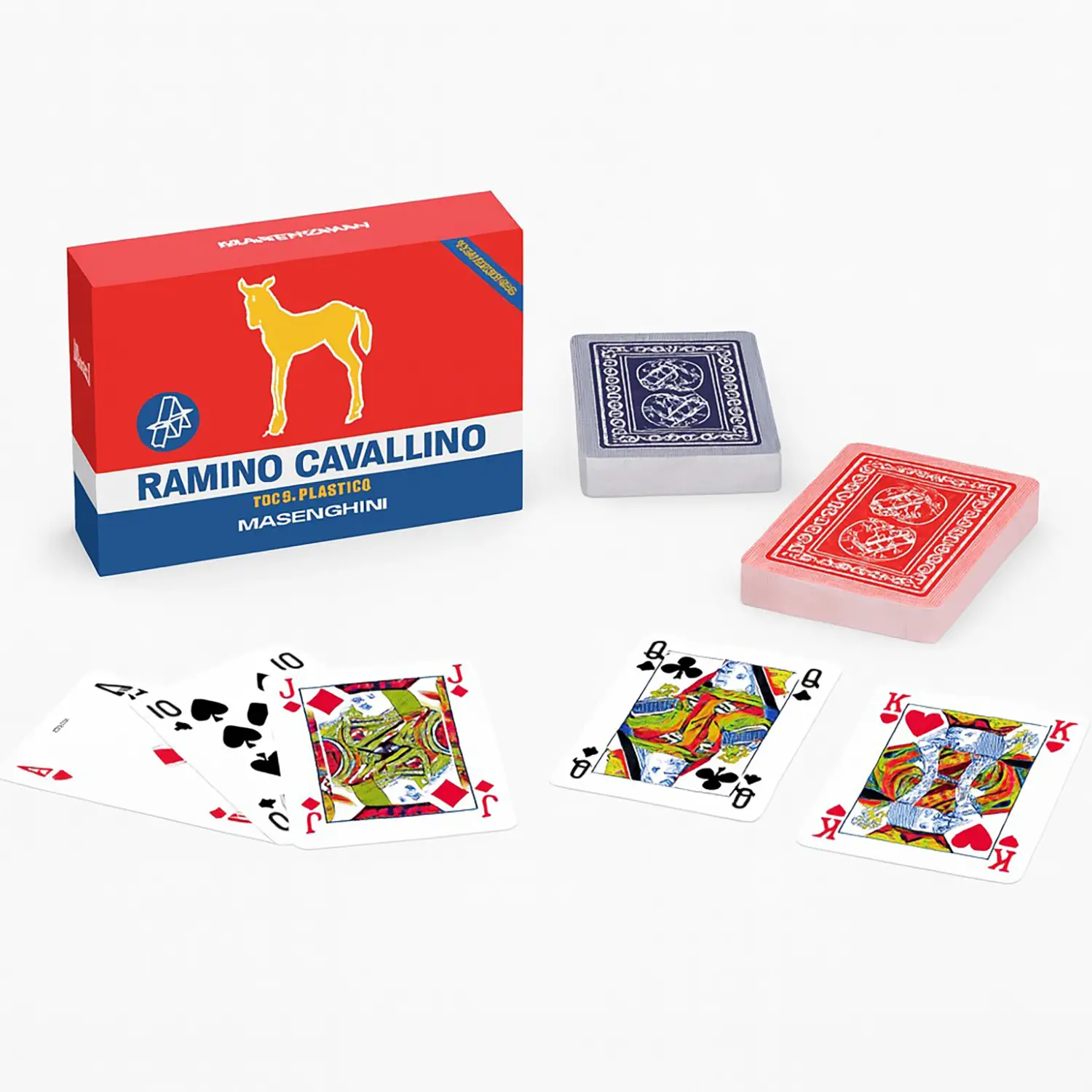 Carte da Gioco Ramino Cavallino Plastica - giochi di società