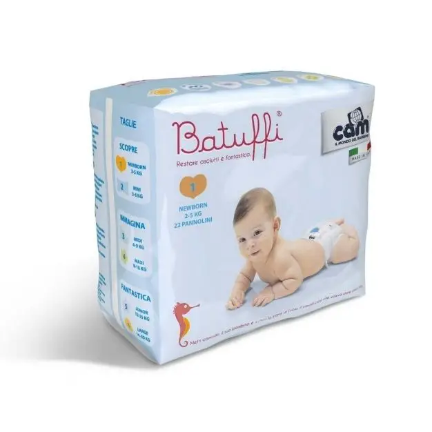PANNOLINI BATUFFI 1^ 2-5 KG - pannolini e salviettine