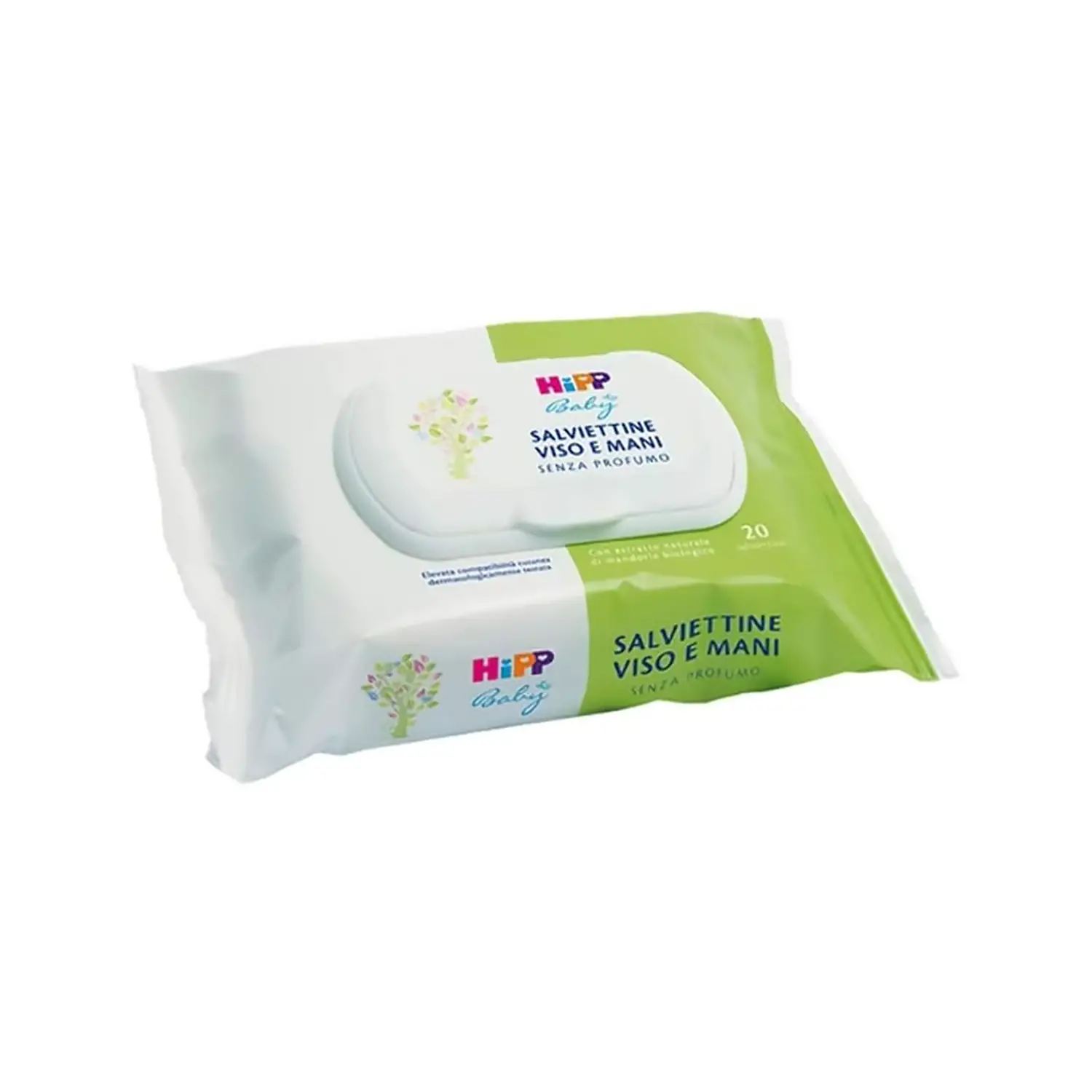 Salviettine Viso e Mani 20 Pezzi Hipp Baby Care - igiene