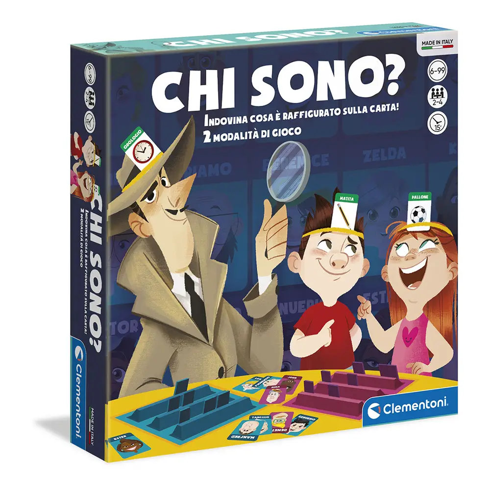 Chi Sono? - Gioco da Tavolo Educativo per Bambini Clementoni - Giochi di società