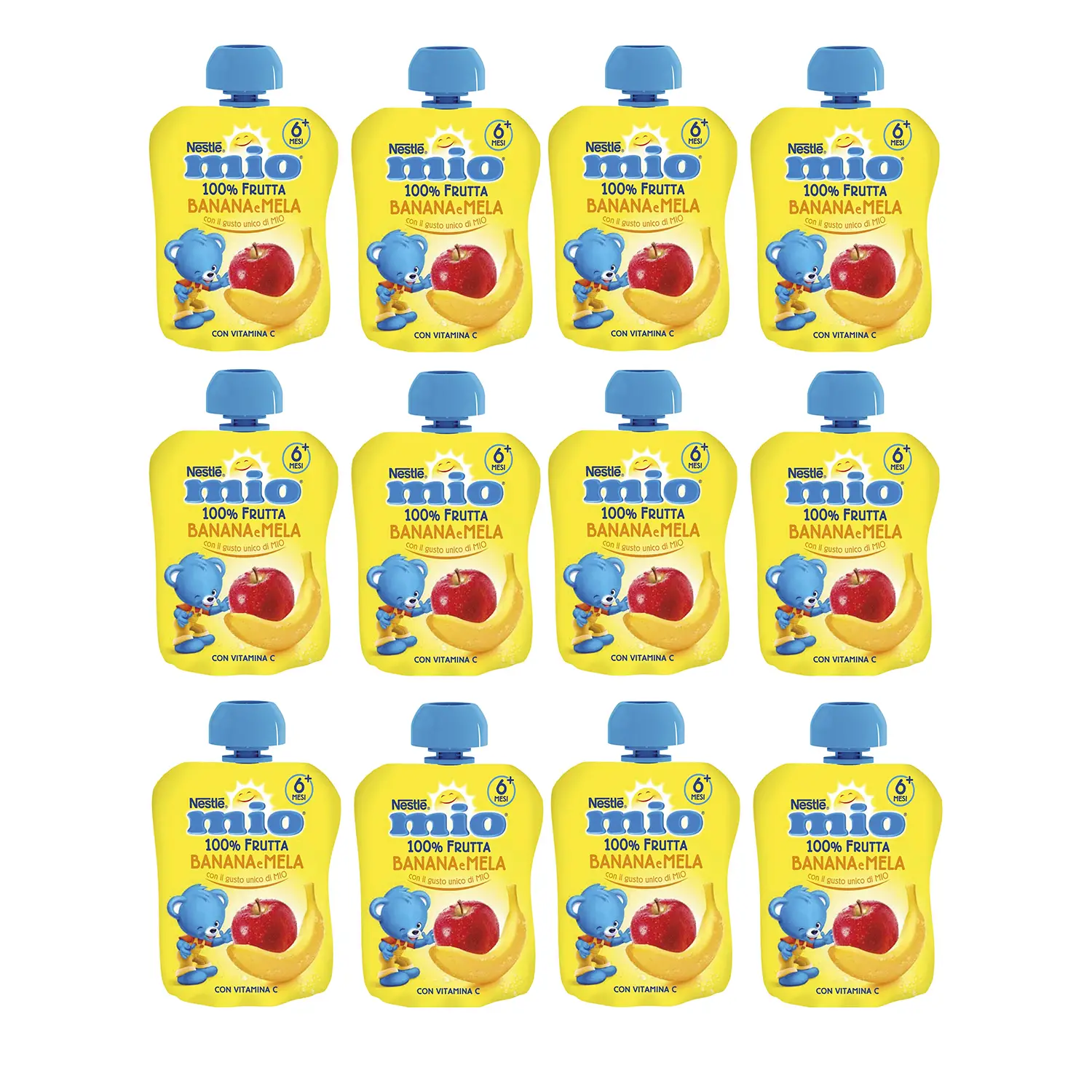 Mio Pouch Yogurt Mela Banana 90 Gr Mio - acqua bevande e succhi