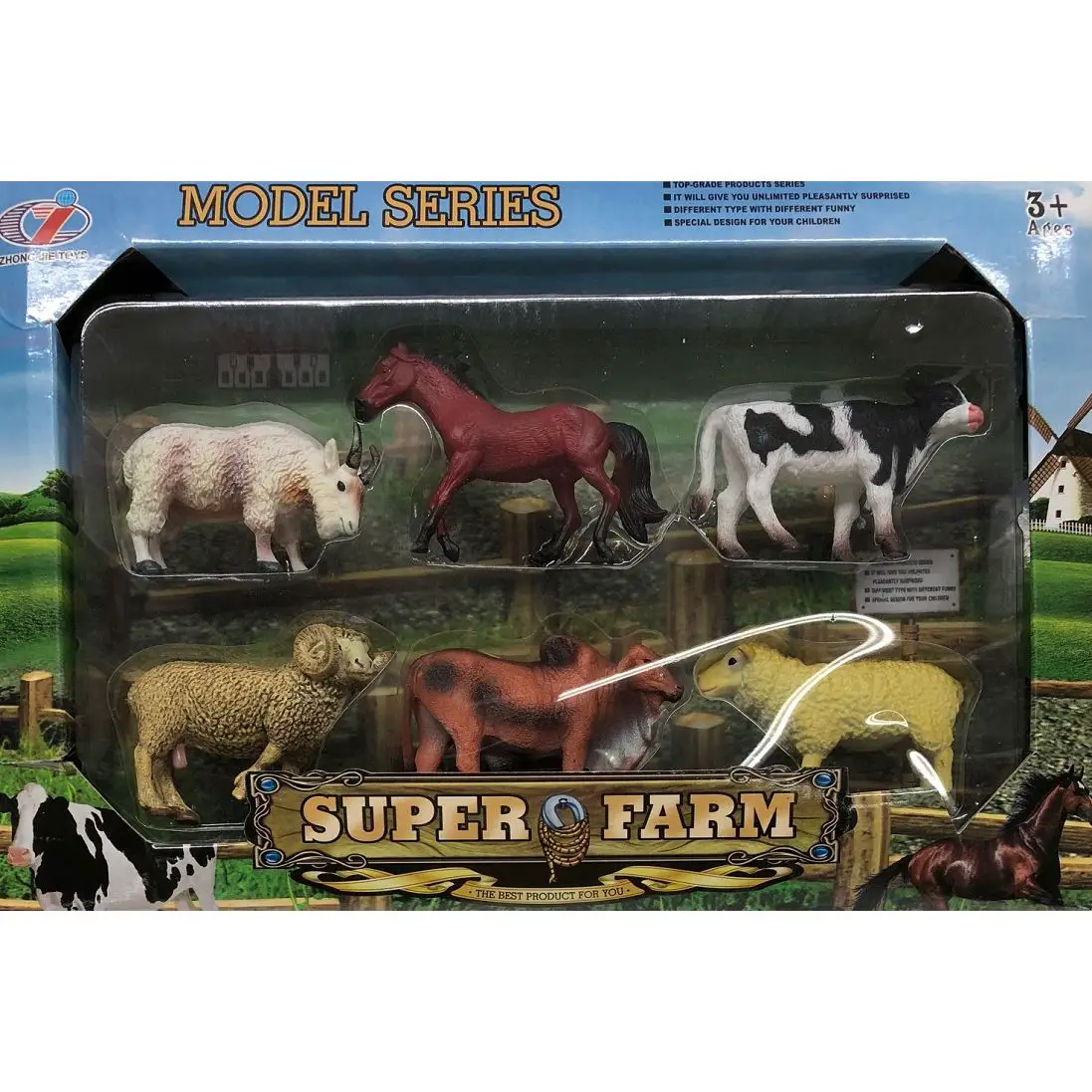 Set Animali della Fattoria in Varianti Assortite - modellini