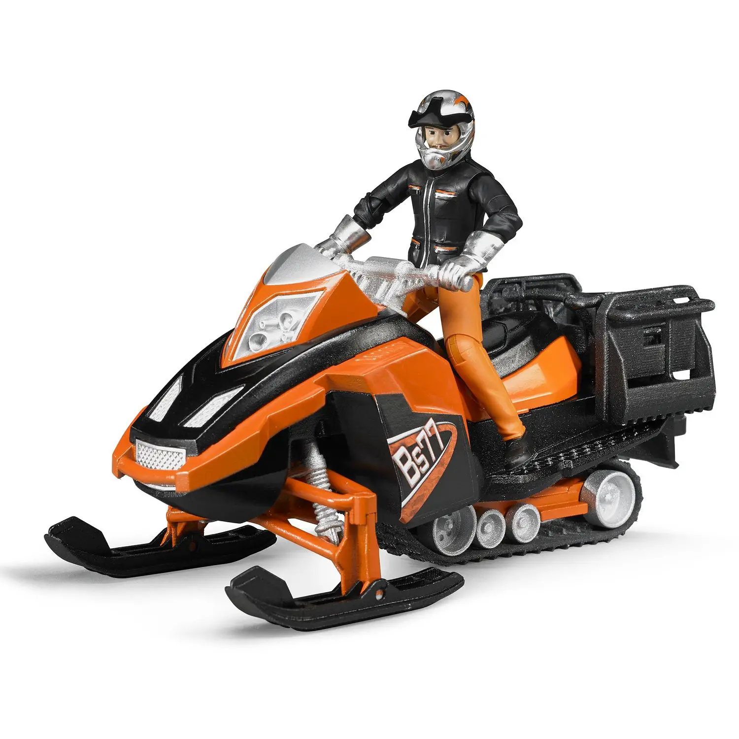 Bruder Motoslitta con Conducente e Accessori - modellini