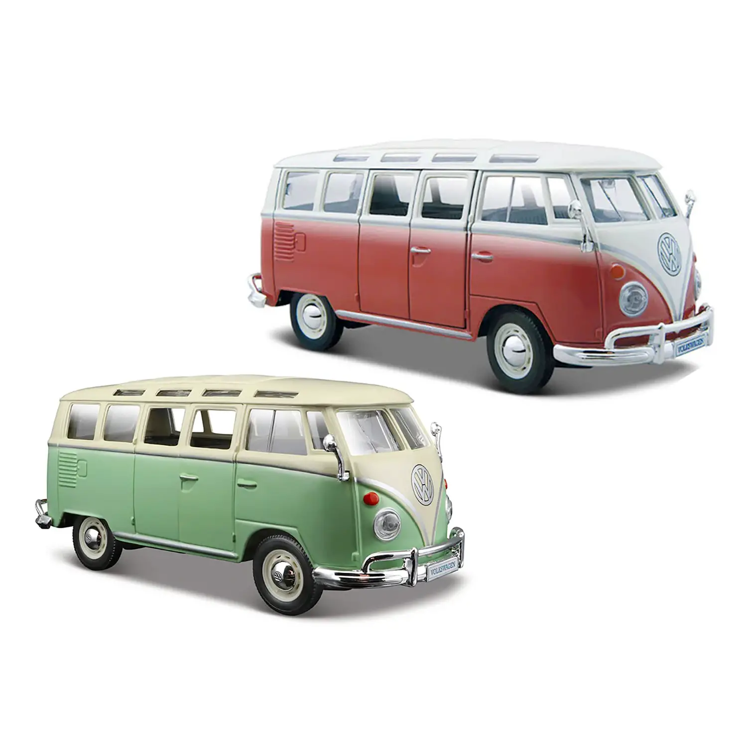 Auto 1:24 Wolkswagen Van Samba - diecast
