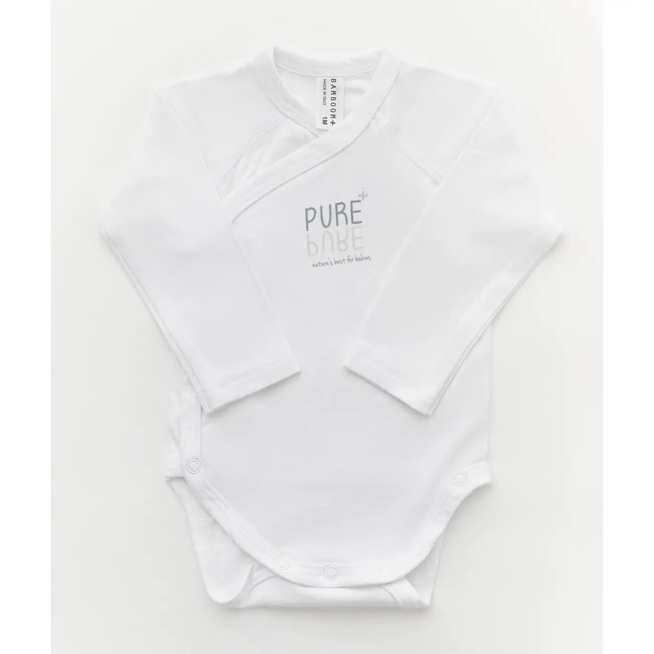 Body in Bamboo Manica Lunga - Taglia 3 mesi - intimo neonato