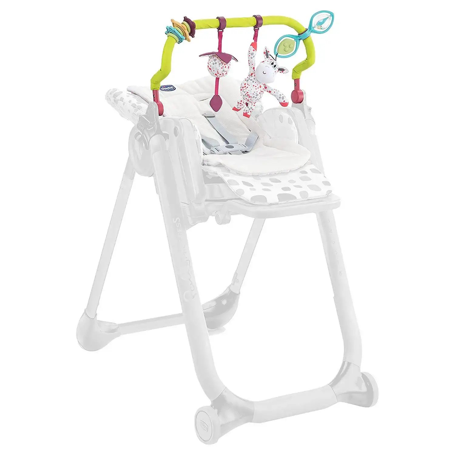Chicco Kit 0 Mesi+ Barra Gioco e Riduttore Tessile per il seggiolone Polly Progres5 - seggioloni
