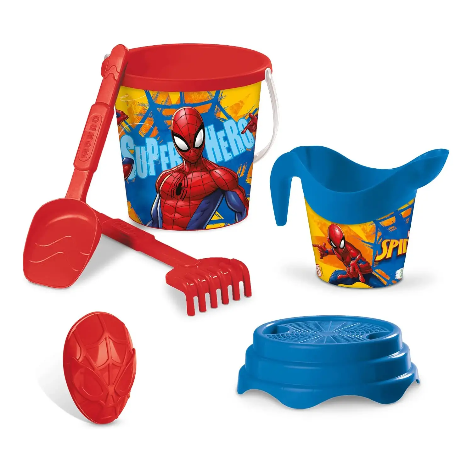 Set Mare Secchiello Con Innaffiatoio Spiderman - estivo mare