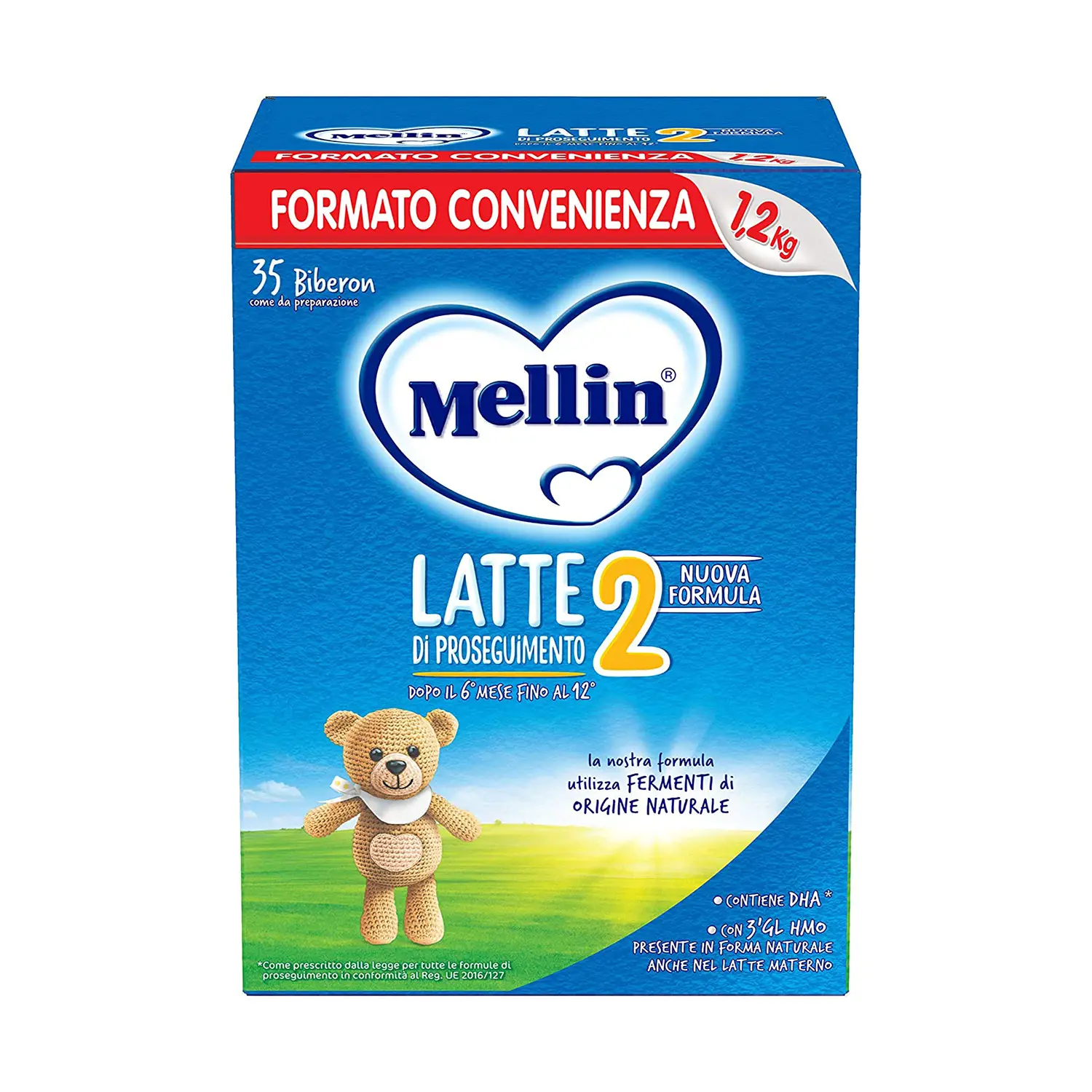 Mellin Latte 2 di Proseguimento – Polvere 1200 g - latti artificiali