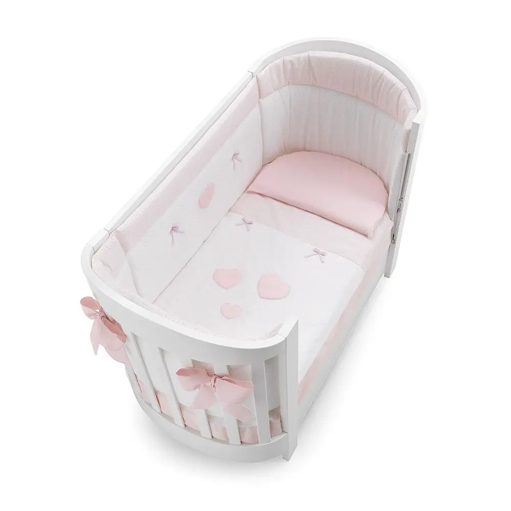 Completo Piumone Sfilabile Ariel 3 Pezzi Rosa – Set Letto Morbido e Sicuro - lenzuolini