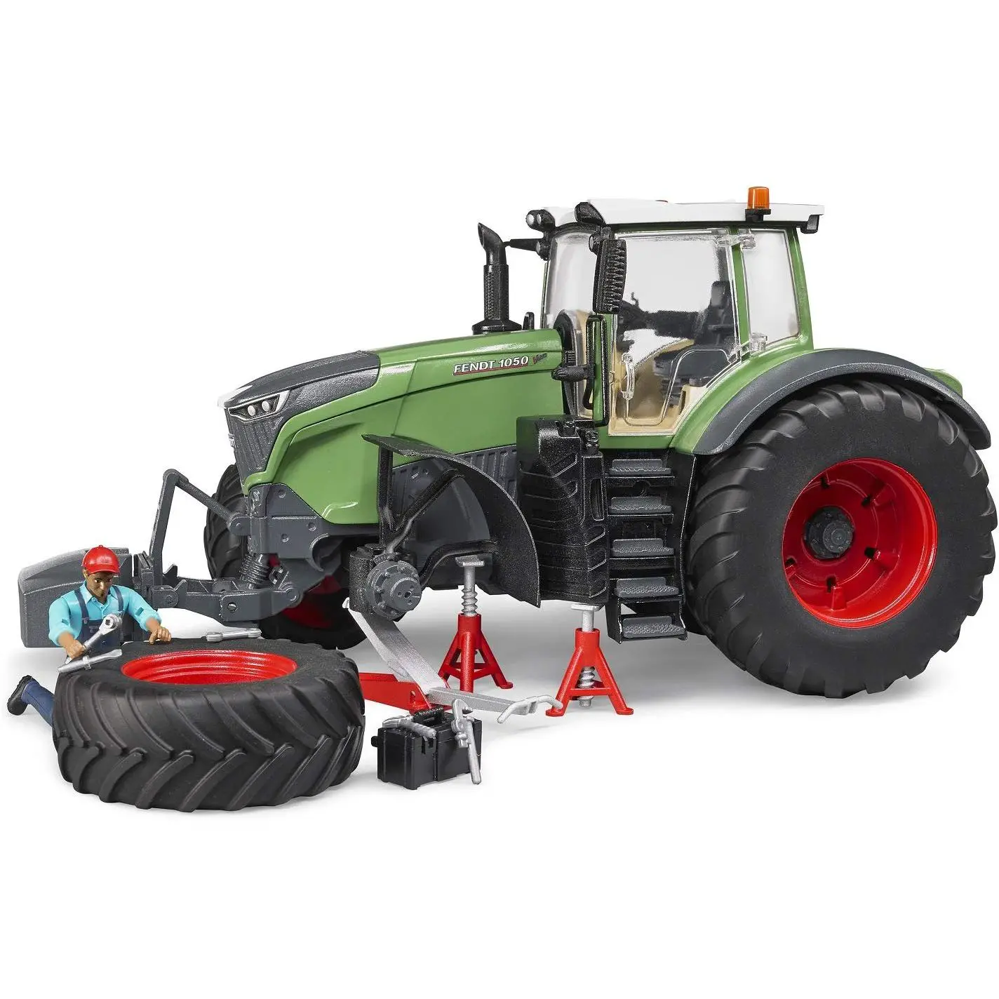 Trattore Fendt 1050 Vario Con Attrezzatura Meccanici e Officina • Bruder 04041 - modellini