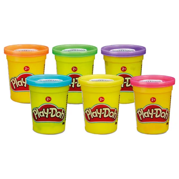 Play-Doh - Vasetto Singolo Pasta da Modellare (Conf. 24 pezzi) - creatività