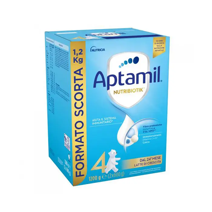 Latte Aptamil 4 in Polvere 1200g – Latte di Crescita con Pronutra+ - latti artificiali