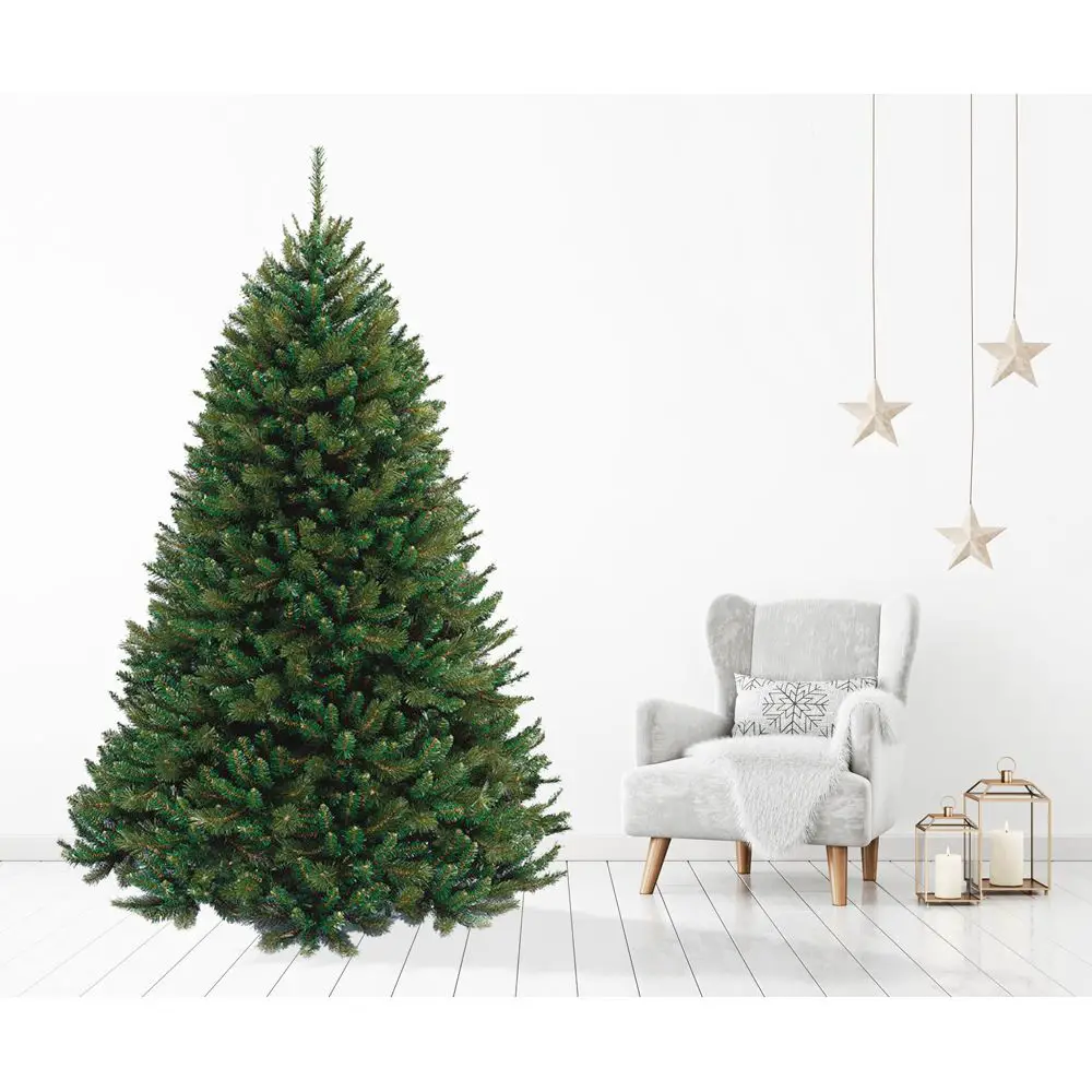 Albero di Natale Rocky Ridge Pine – 240 cm Verde PVC - alberi