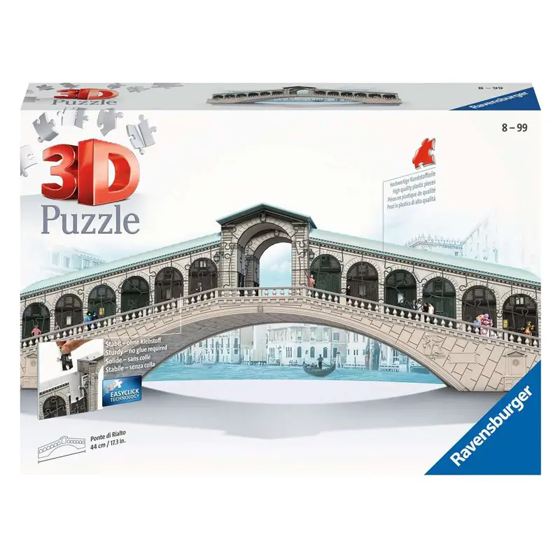 Puzzle 3d Ponte di Rialto - puzzle 3d