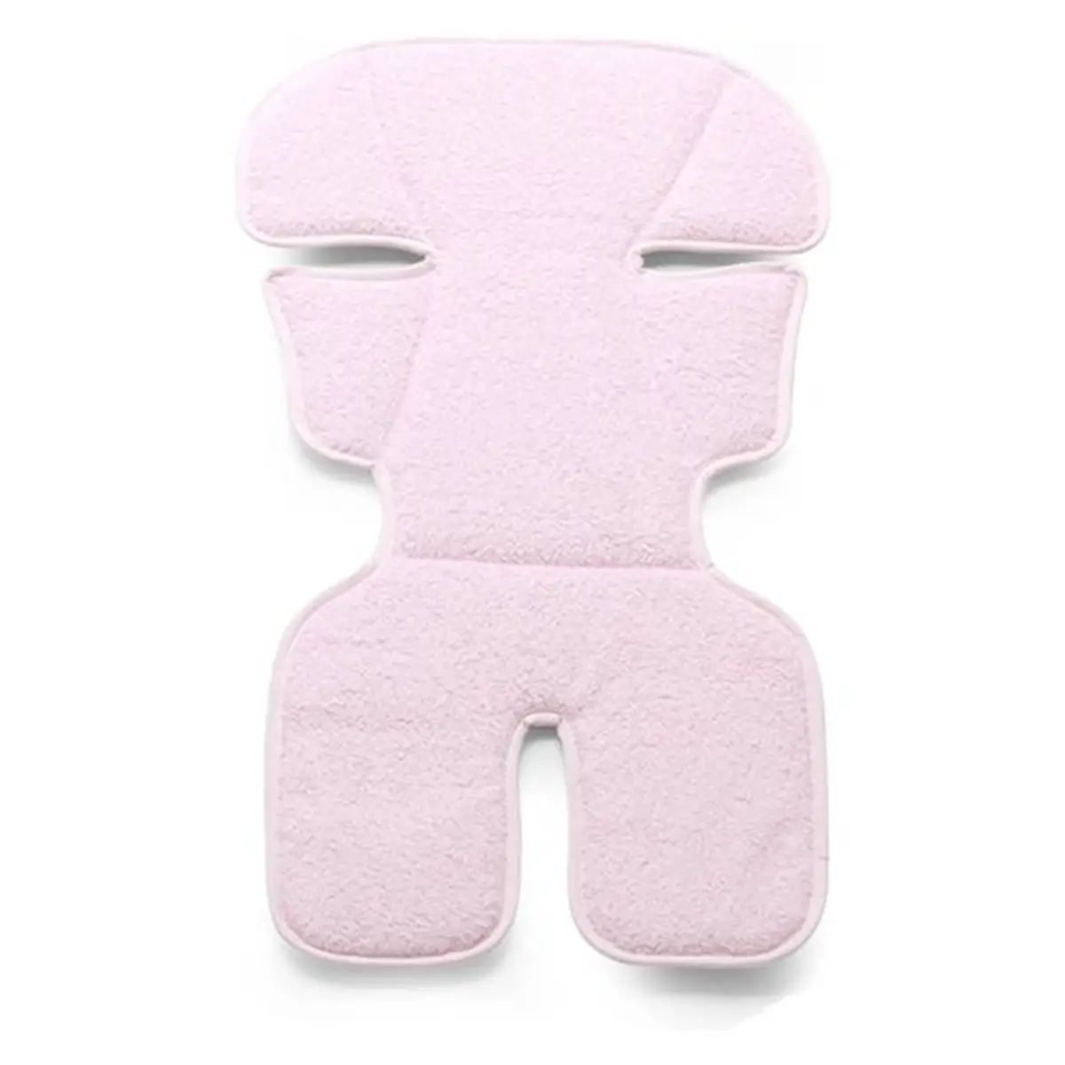 Materassino per Passeggino Double Face Rosa in Spugna Ricamata - accessori