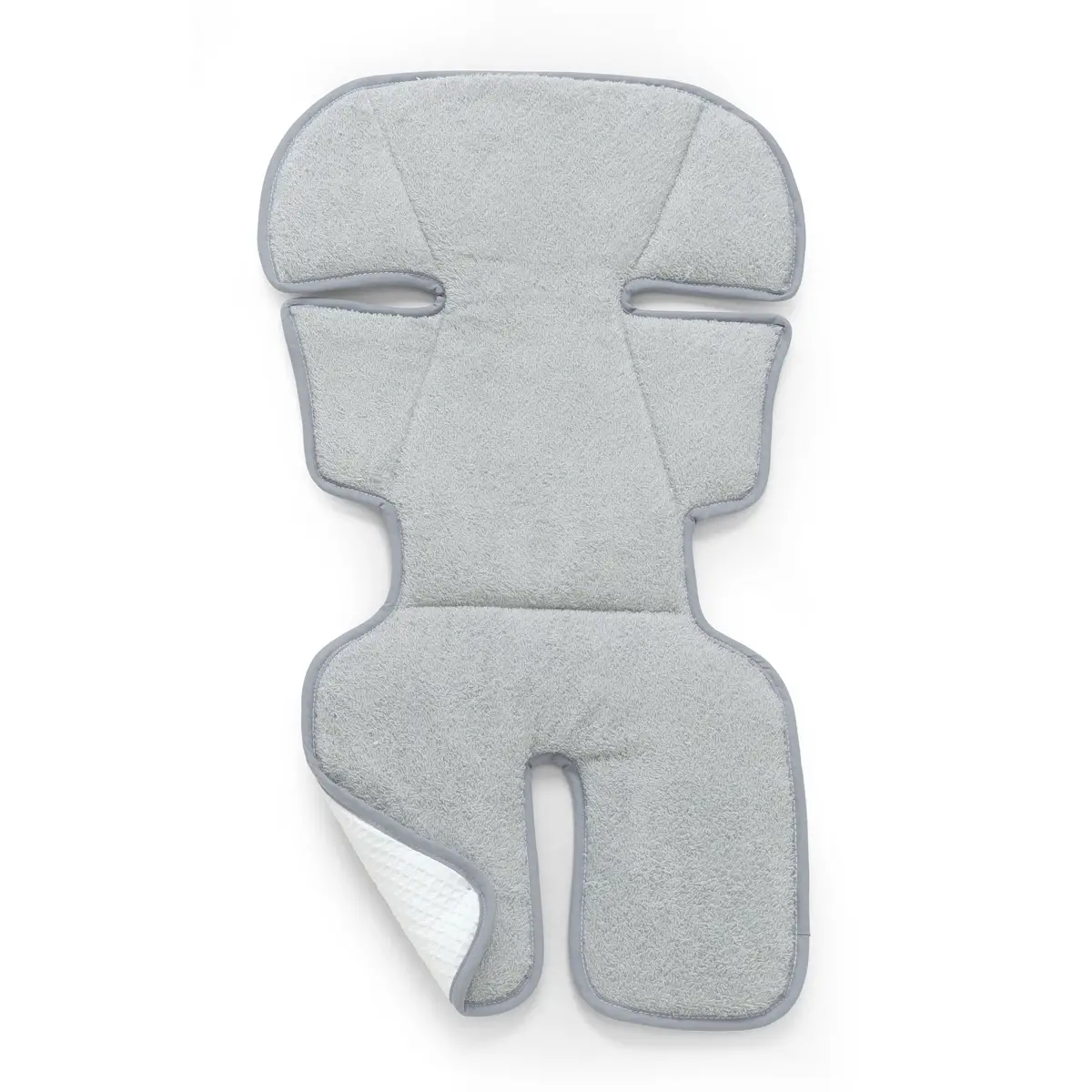 Materassino per Passeggino Double Face Grigio in Spugna Ricamata - accessori