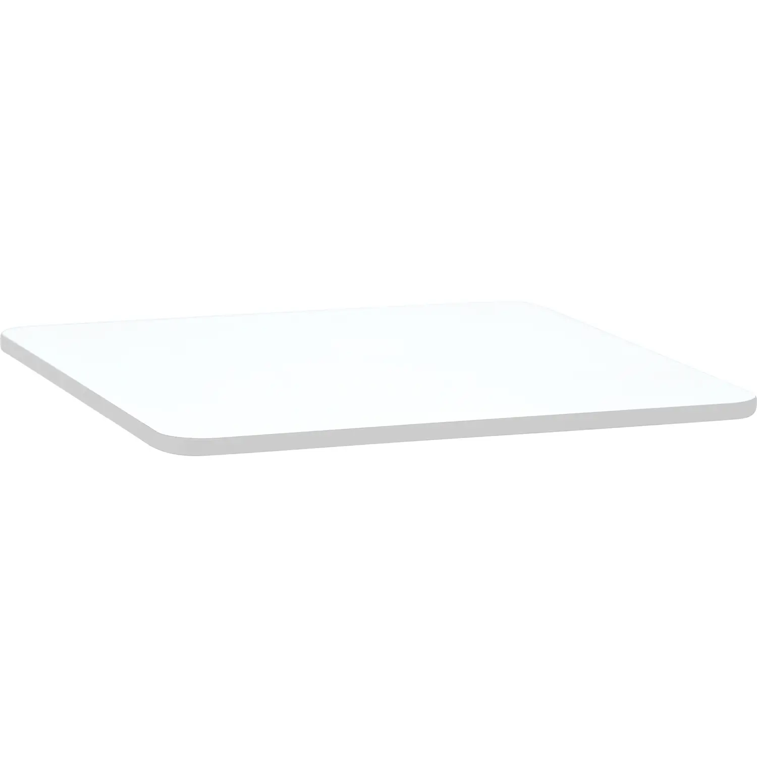 Top Tavolo Rettangolare 115x65 Bianco Con Bordo Grigio - Tavoli e piani di lavoro