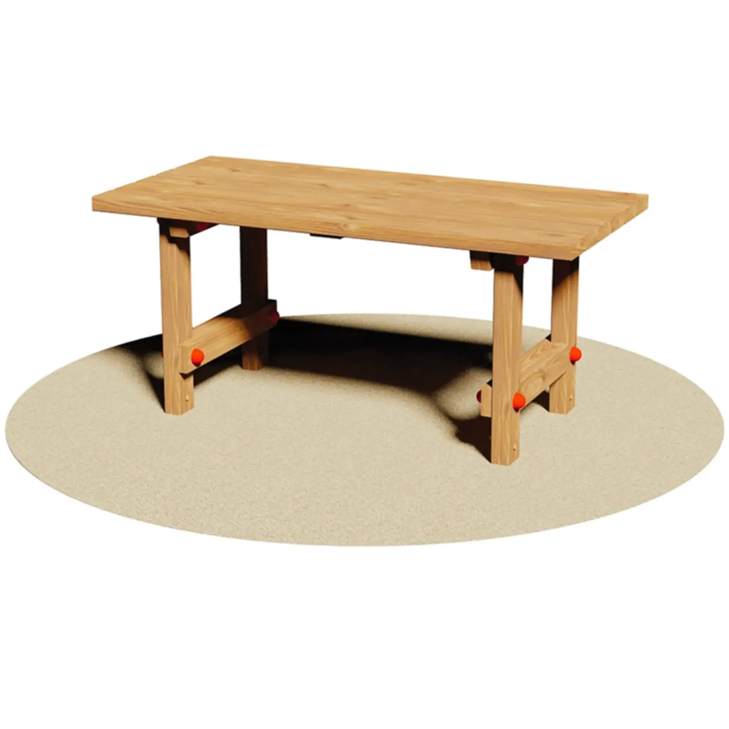 TAVOLO IN LEGNO DA GIARDINO PER BAMBINI - Giochi a molla