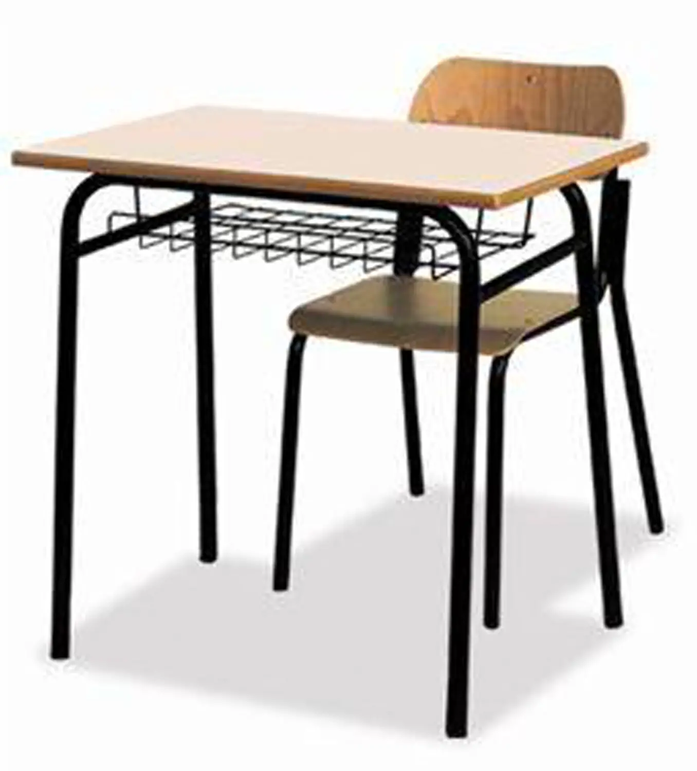 Banco Monoposto 600 - Sottopiano In Griglia H 76 Cm. Per Ambienti Scolastici - Conforme CAM - Arredo scuola dell'obbligo