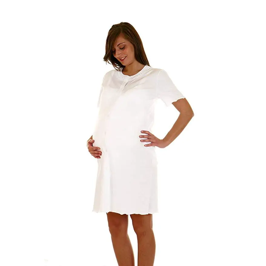 CAMICIA DA NOTTE CLIN.BIANCBIAT3 - linea mamma