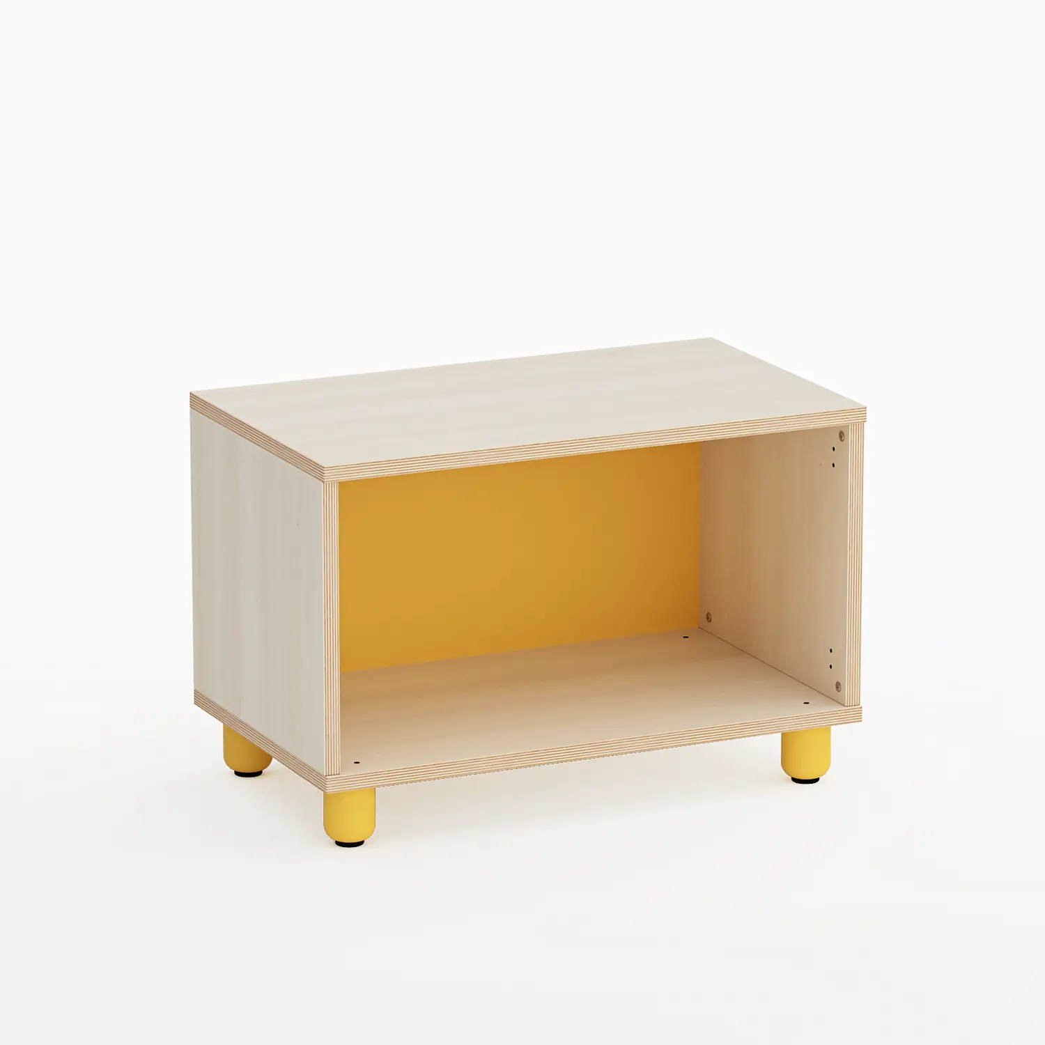 Mobile Scuola Infanzia Easy Line a Giorno Altezza cm. 49 Giallo - Conforme CAM - Arredo Nido e Infanzia