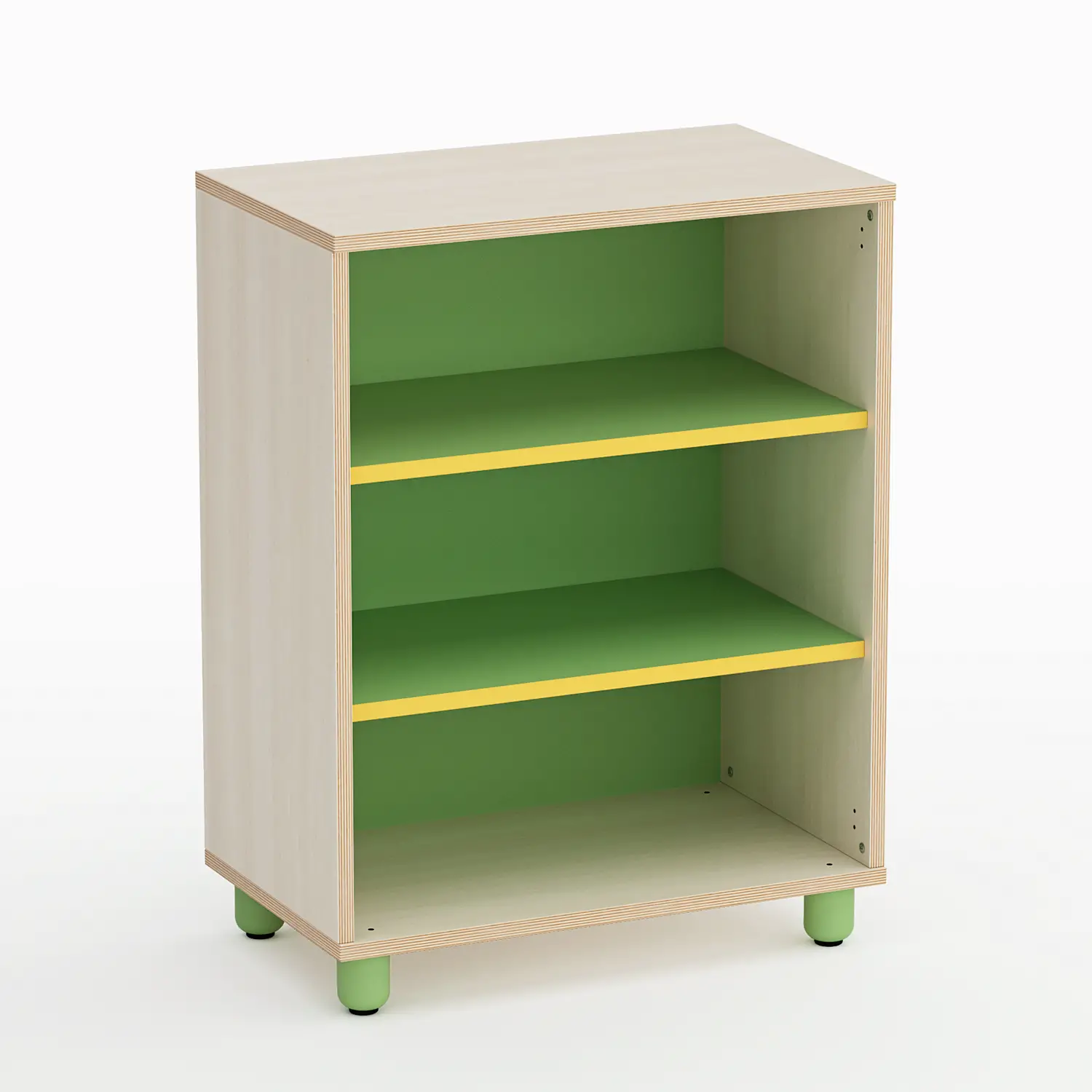 Mobile Scuola Infanzia Easy Line a Giorno Altezza cm. 85 Verde - Conforme CAM - Arredo Nido e Infanzia