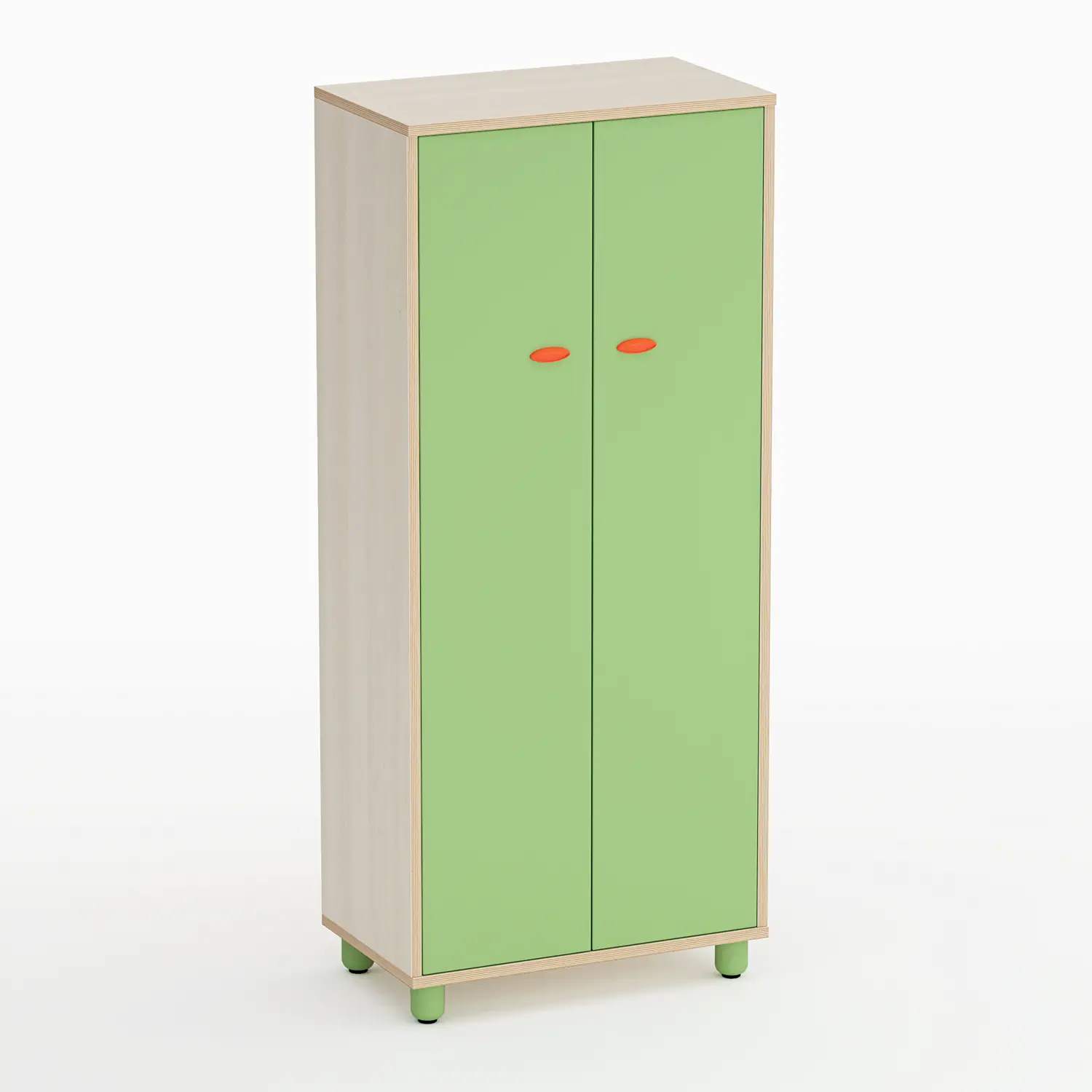 Mobile Scuola Infanzia Easy Line con Ante Altezza cm. 155 Verde - Conforme CAM - Arredo Nido e Infanzia