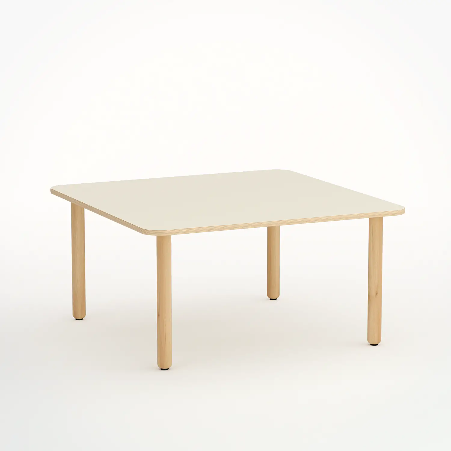 Tavolo Forma Quadrato H 46 Cm - Misura 1 - Magnolia Per Scuole Nido D'infanzia - Conforme CAM - Cattedre e tavoli lavoro