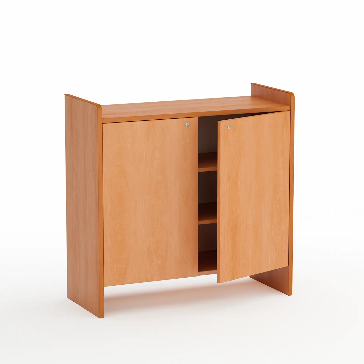 Mobile Scuola Faggio a 2 Ante Altezza 100 cm. - Conforme CAM - Arredo Nido e Infanzia