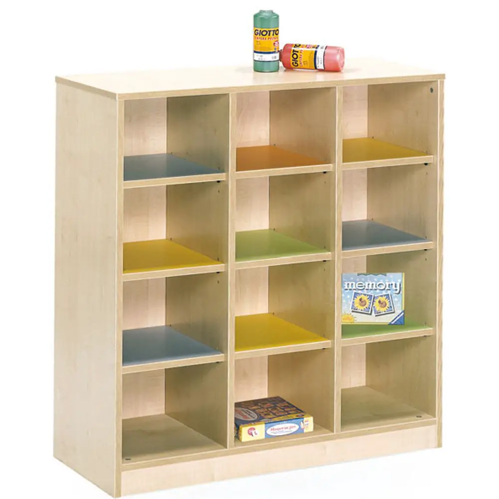 MOBILE FORMA 12 CASELLE - H 110 CM. - Arredo Nido e Infanzia