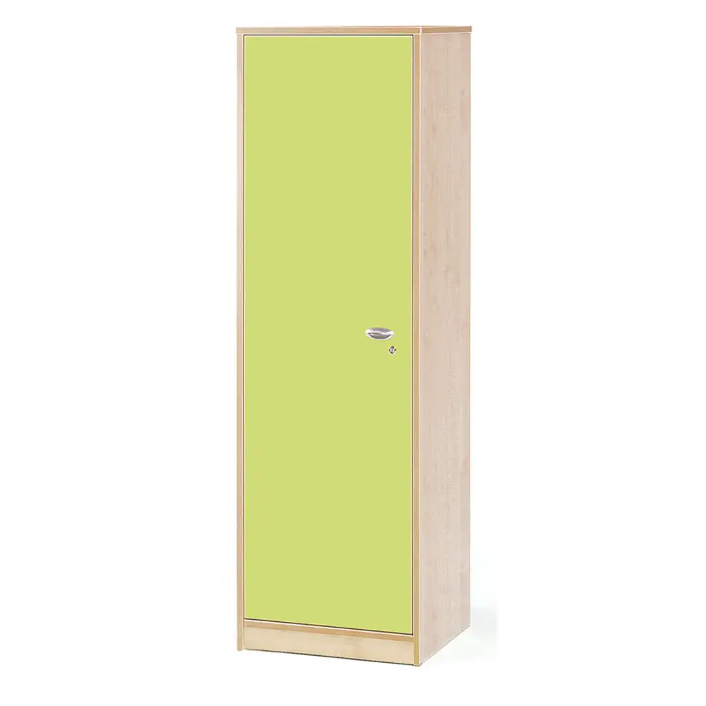 Mobile Scuola Infanzia Forma Colonna con Anta Destra Verde - Arredo Nido e Infanzia