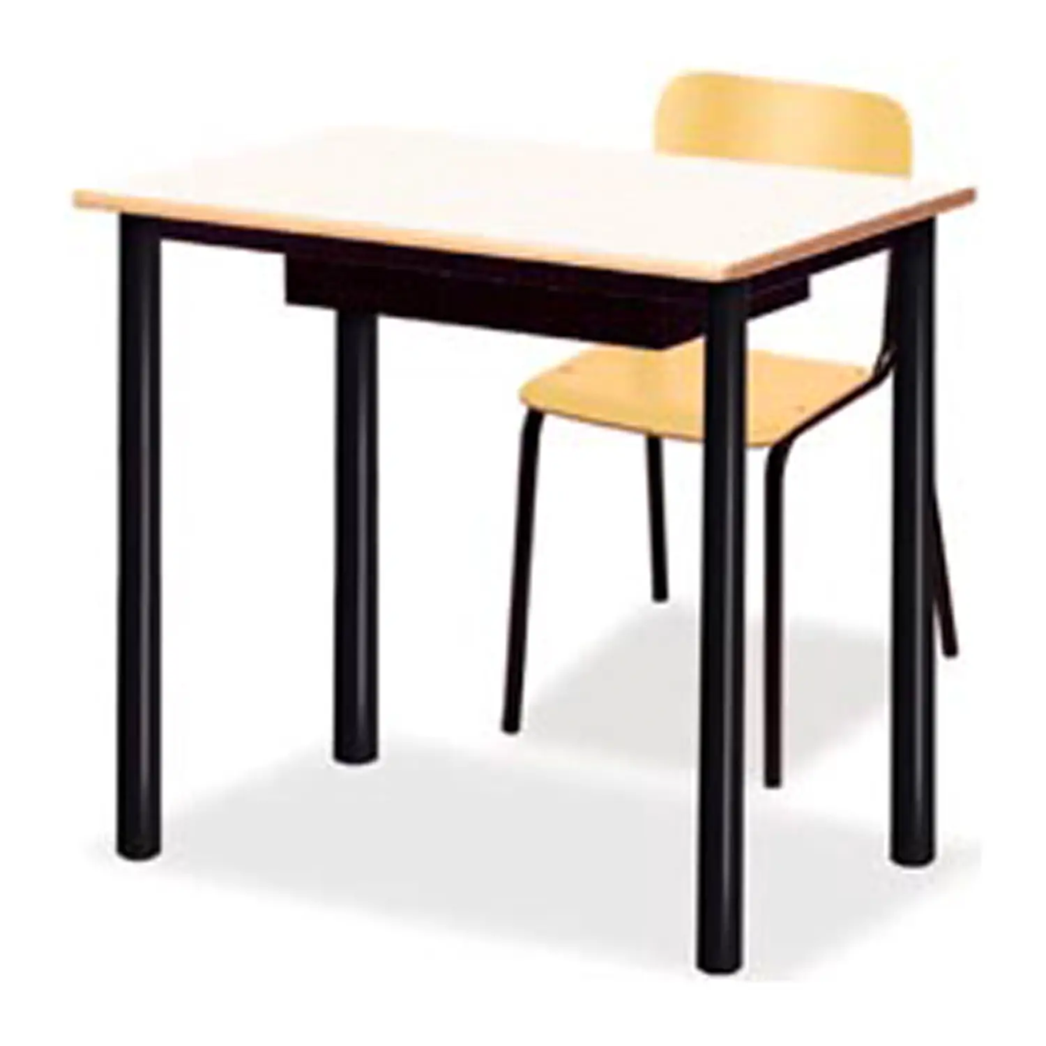 Banco Monoposto 600 - Sottopiano In Lamiera H 82 Cm. Per Ambienti Scolastici - Conforme CAM - Arredo scuola dell'obbligo