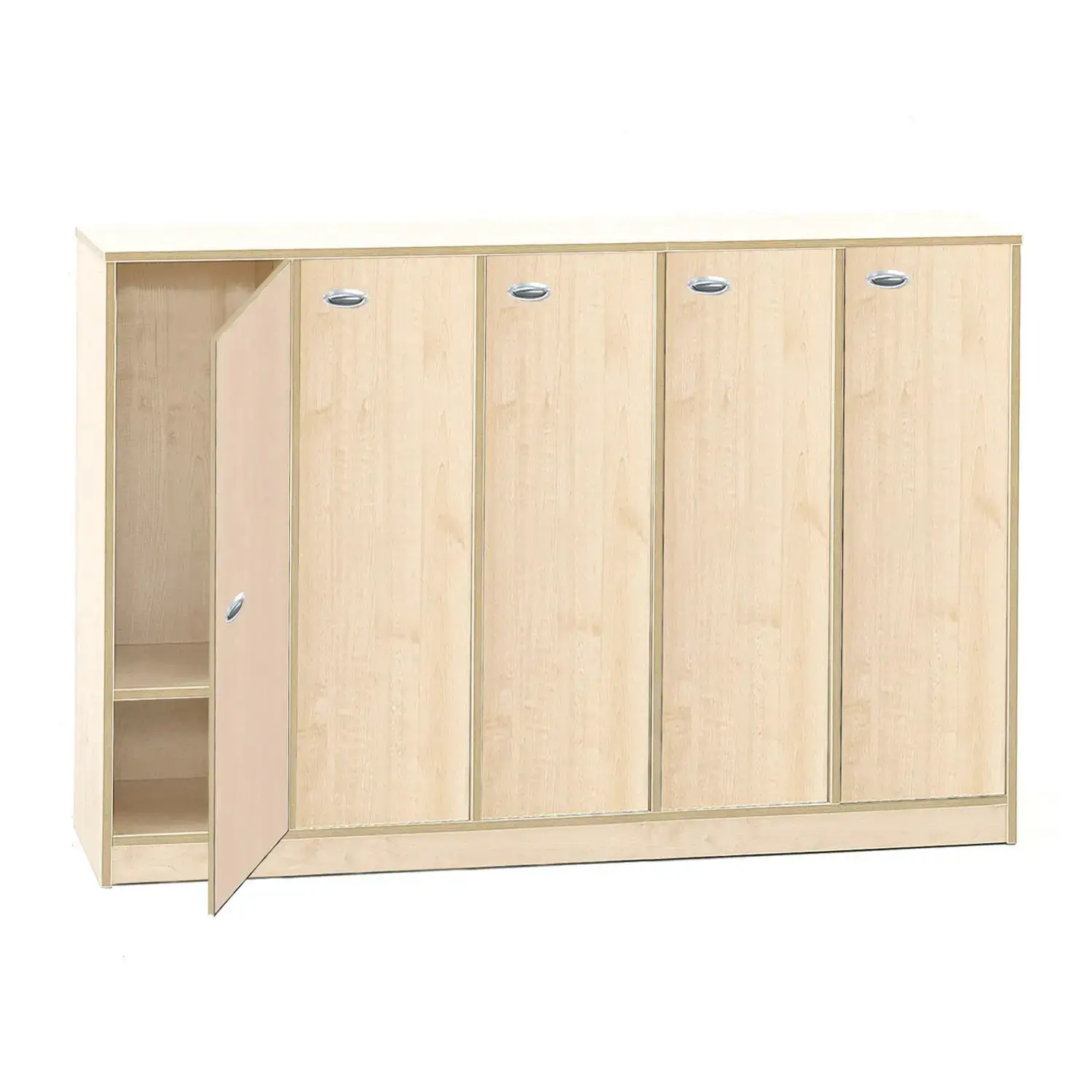 Mobile Scuola Infanzia Forma Armadio Spogliatoio 5 Ante Acero - Conforme CAM - Arredo Nido e Infanzia