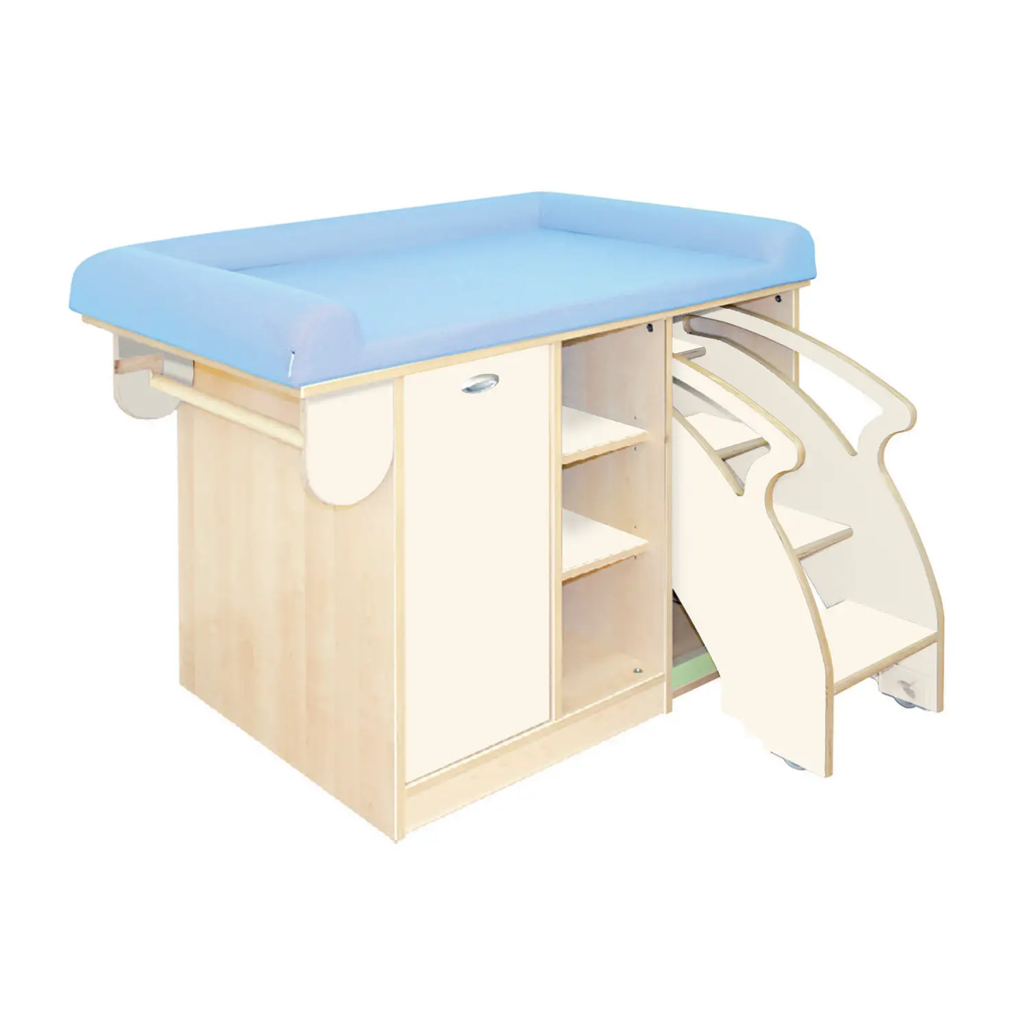 Fasciatoio con Scaletta a Destra Per Asilo Nido - Conforme CAM - Zona cambio e bagno