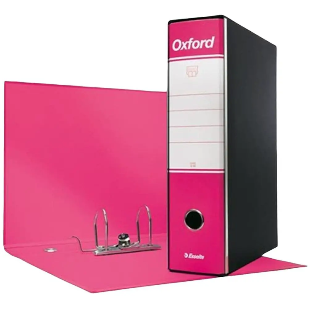 Registratore con Custodia Meccanismo a Leva Oxford Dorso 8 Fuxia - Archiviazione