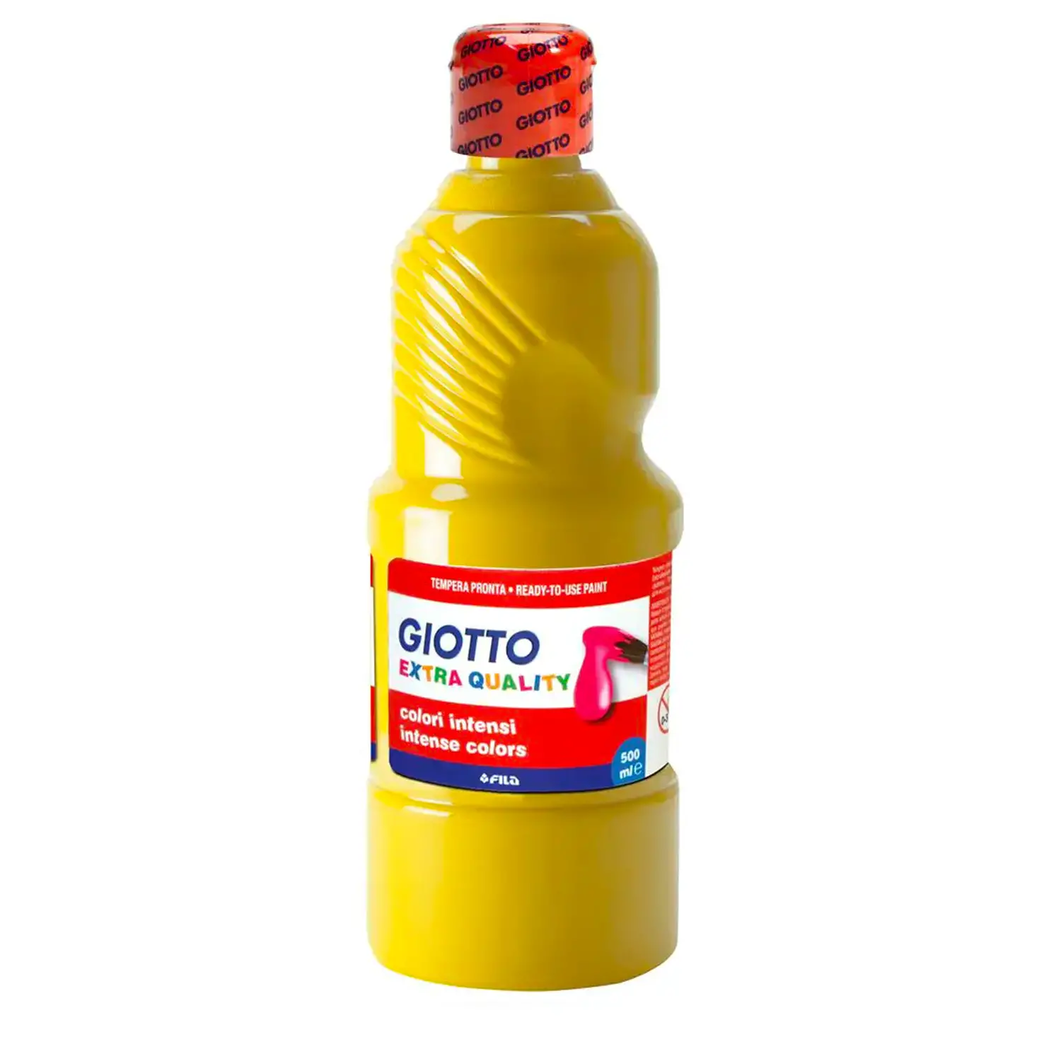 Tempera Pronta Extra Quality Giotto - Giallo Oro - Flacone 500 ml - Tempere