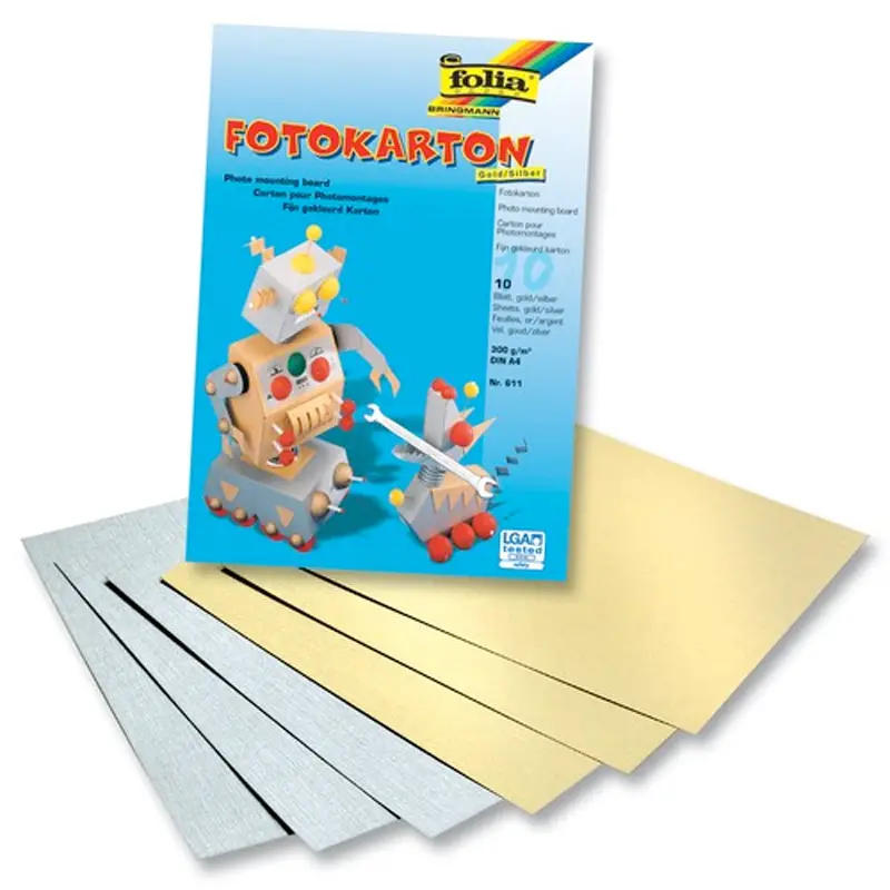 Cartoncino Leggero Oro Lucido -50X70 cm 130 gr/mq. - Carta e cartoncino