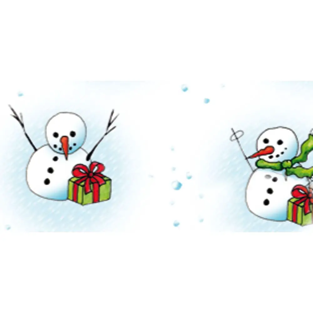 Cartoncino Deco' Pupazzi di Neve - Carta e cartoncino