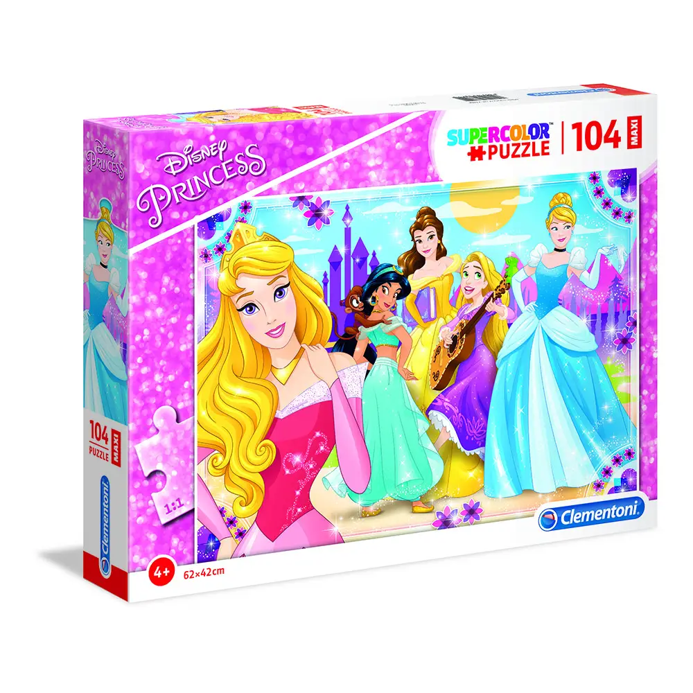 Puzzle 104 Pezzi Maxi Princess - Puzzle in cartone