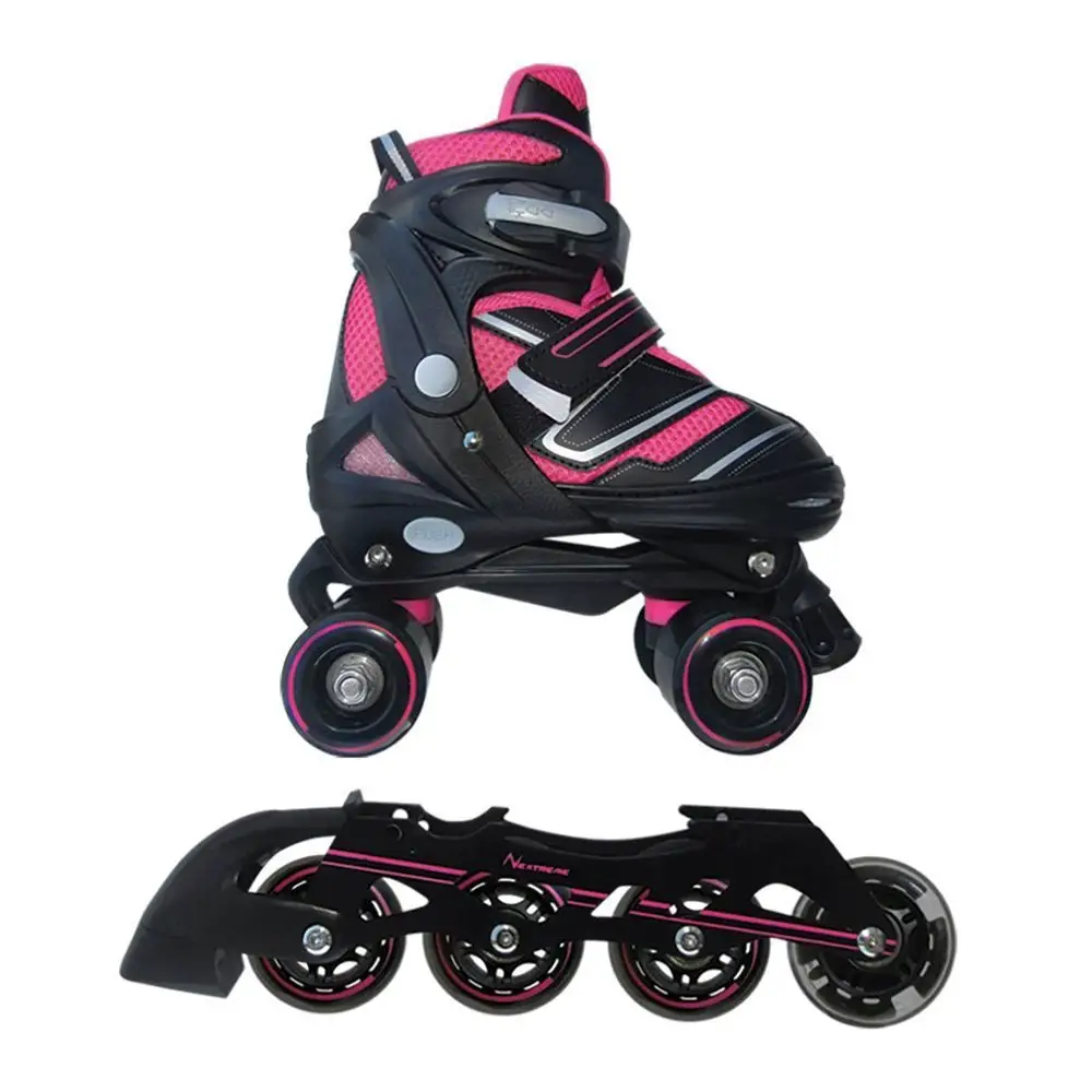 Nextreme Pattini Convertibili 2in1 Reverse Fucsia Taglia L 38/41 – Doppio Divertimento su Rotelle - pattini