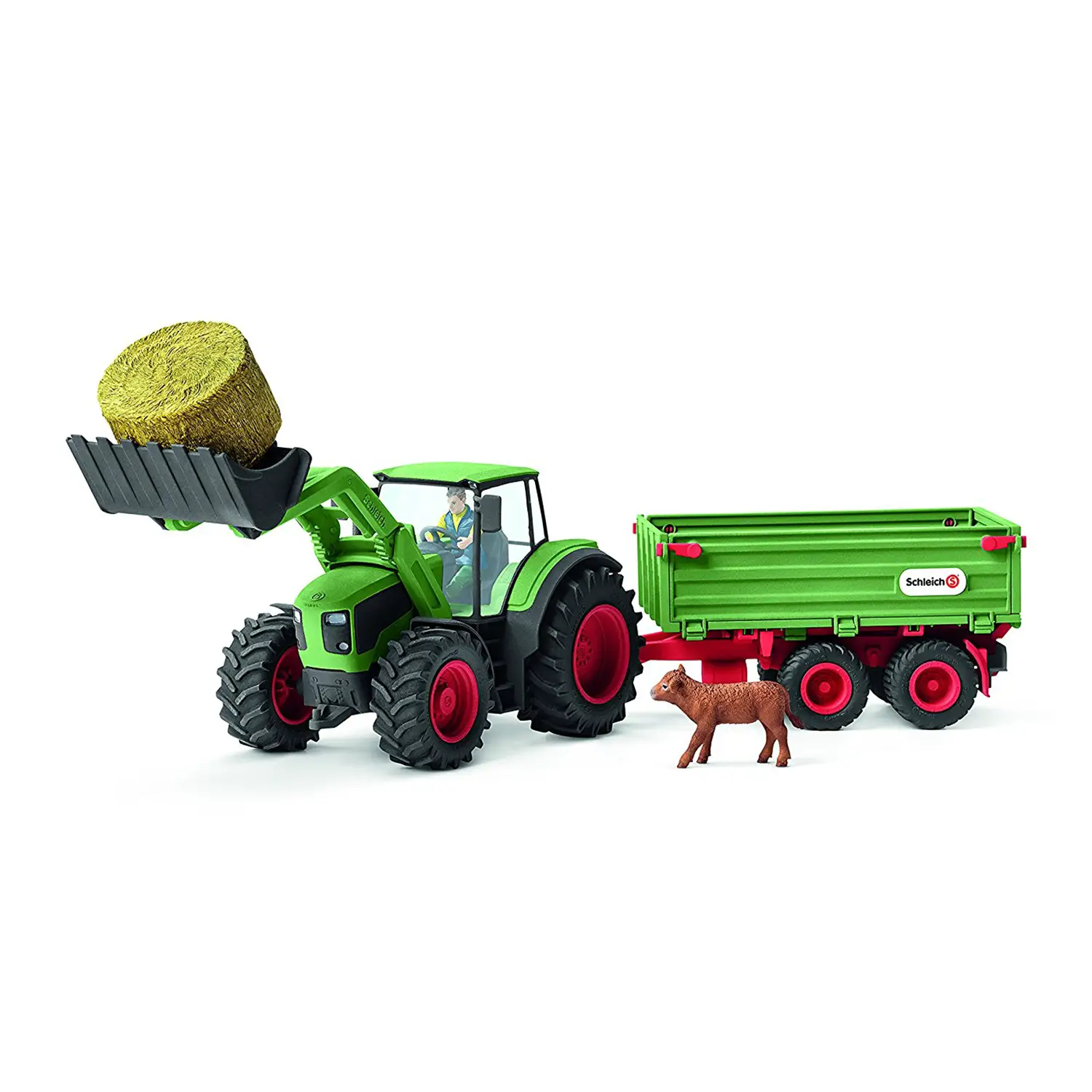 Schleich Trattore con Rimorchio - Animali
