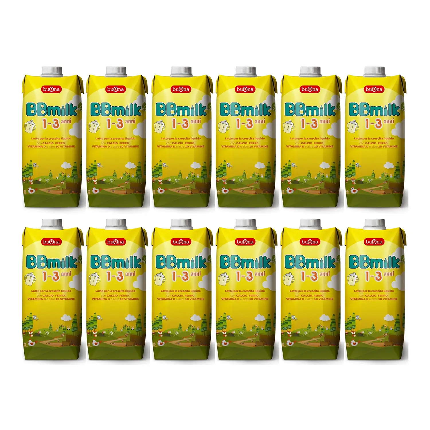 BB Milk Crescita Bio Latte Liquido 500 ml – Latte di Crescita 12+ Mesi - latti artificiali