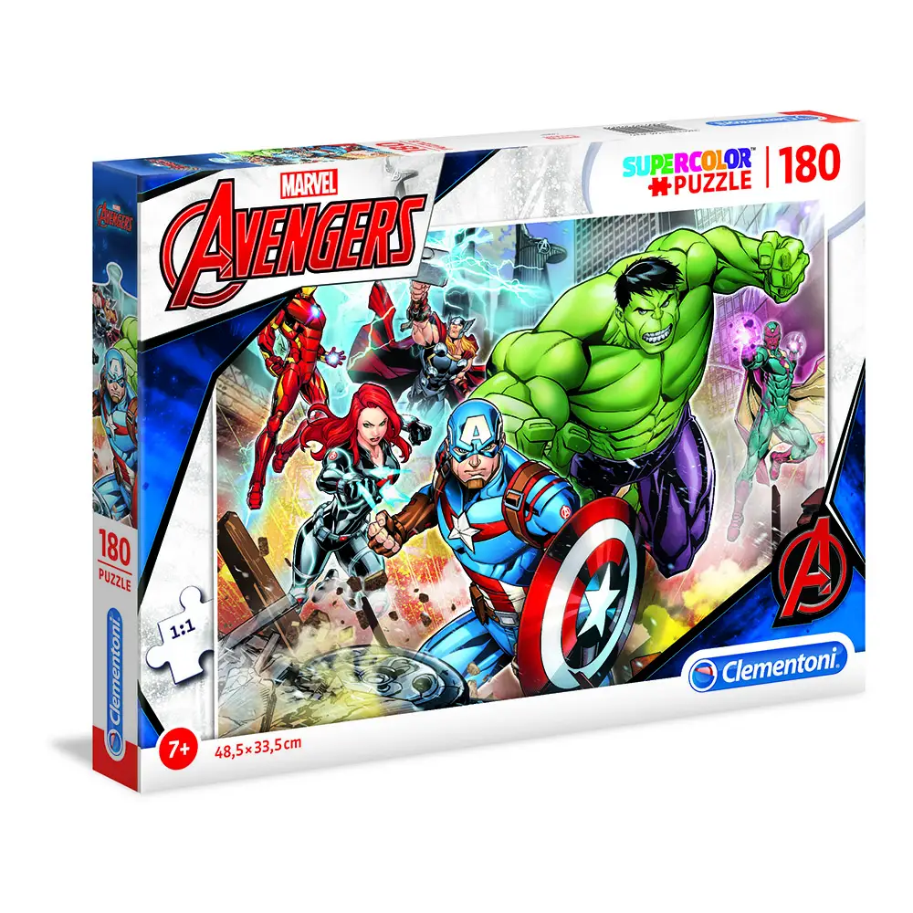 Puzzle 180 Pezzi Avengers - Puzzle in cartone
