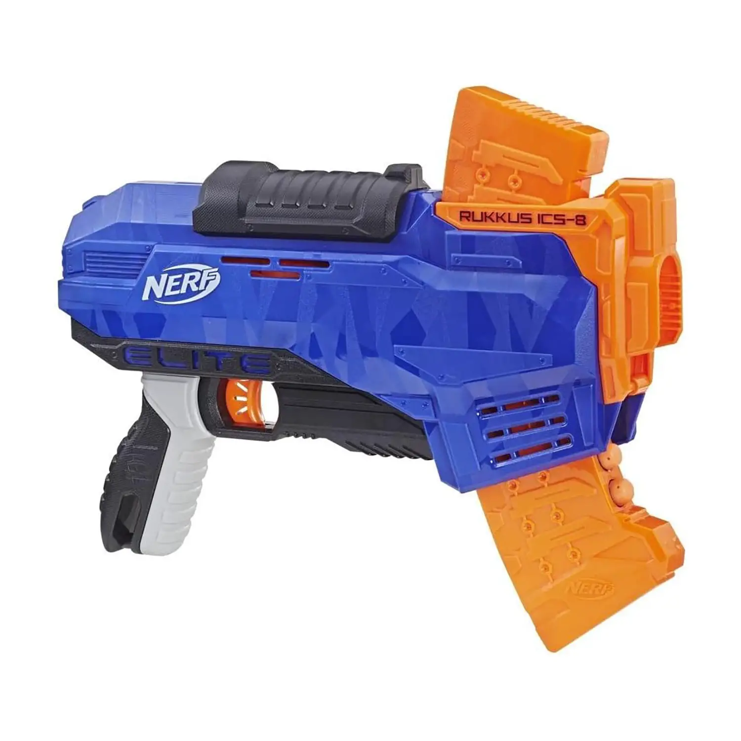 NERF N-Strike Elite Rukkus ICS-8 – Blaster con Caricatore da 8 Dardi - armi soldatini