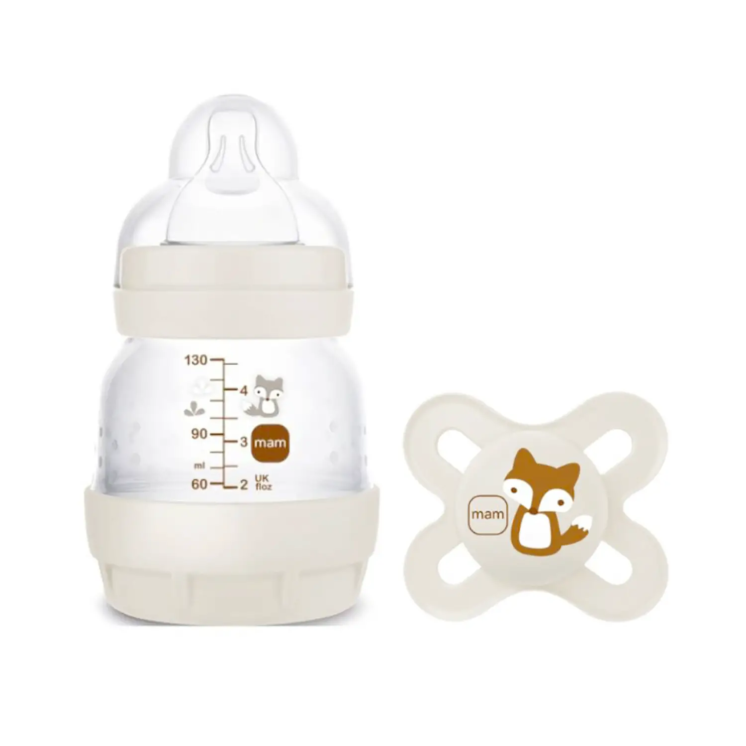 Biberon Easy Start 130 ml con Tettarella 0+ e Succhietto Start 0+ – MAM - biberon e accessori