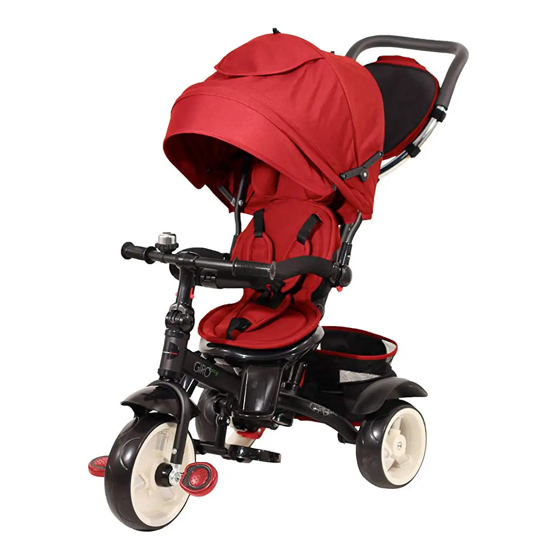 Triciclo Giro Baby’s Clan Easy Rosso – 6 in 1 - Tricicli e primi passi