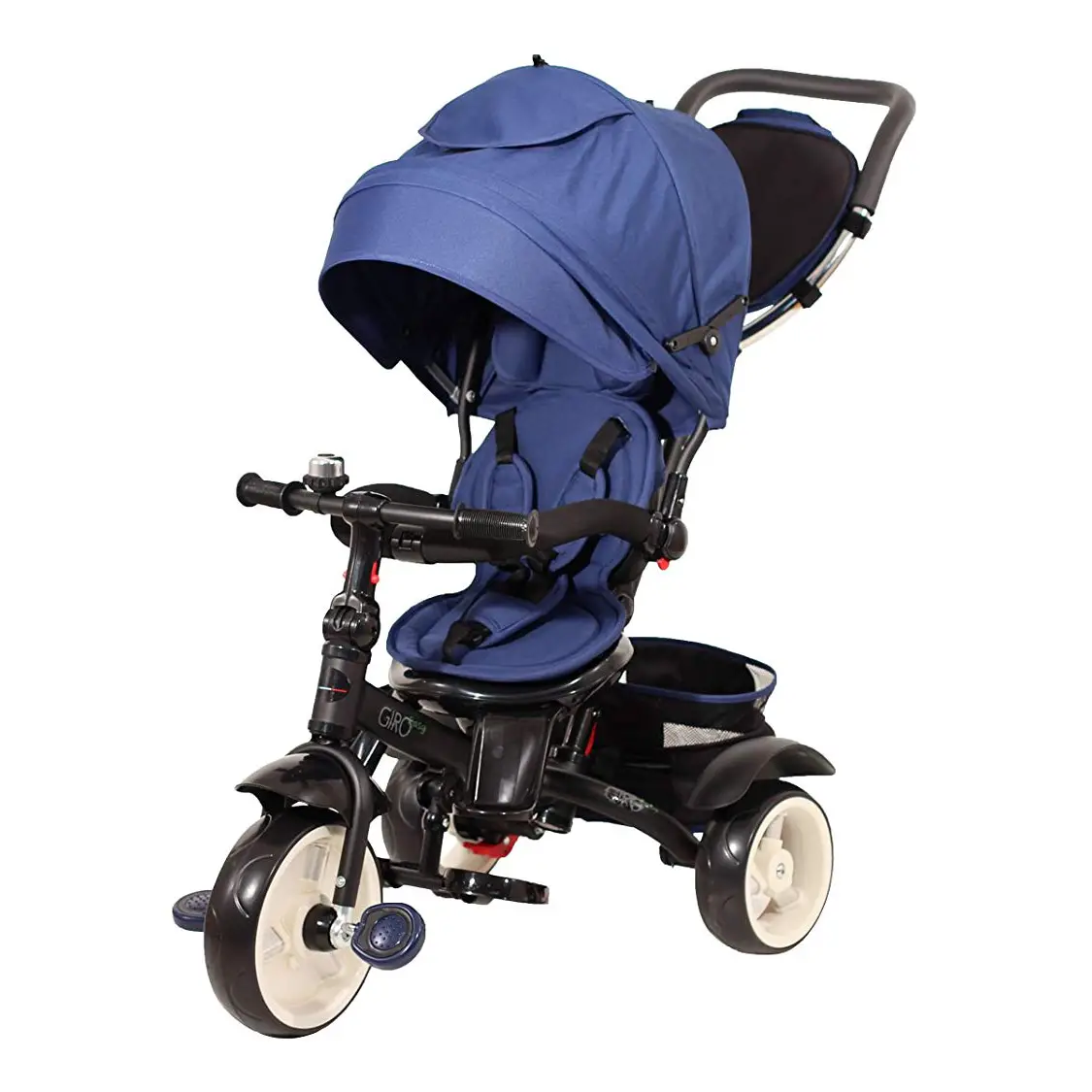 Triciclo Giro Baby’s Clan Easy Blu – 6 in 1 - Tricicli e primi passi